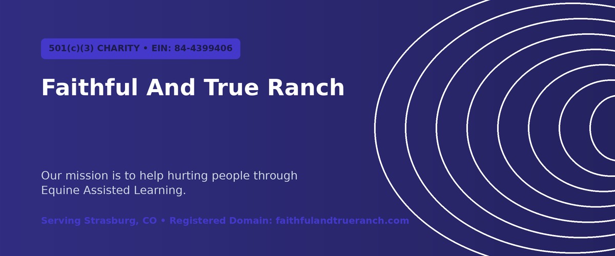 Faithful And True Ranch Official Banner
